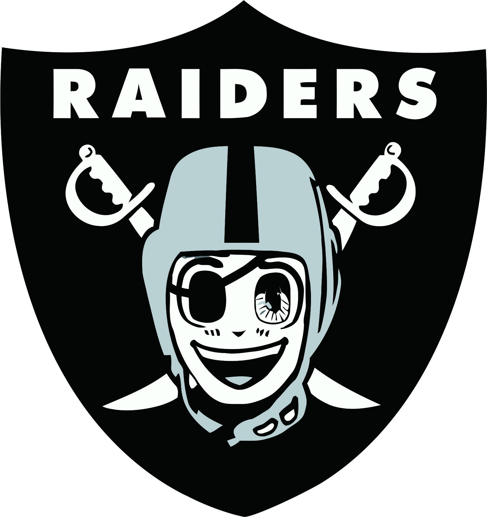 Oakland Raiders Anime Logo iron on transfers